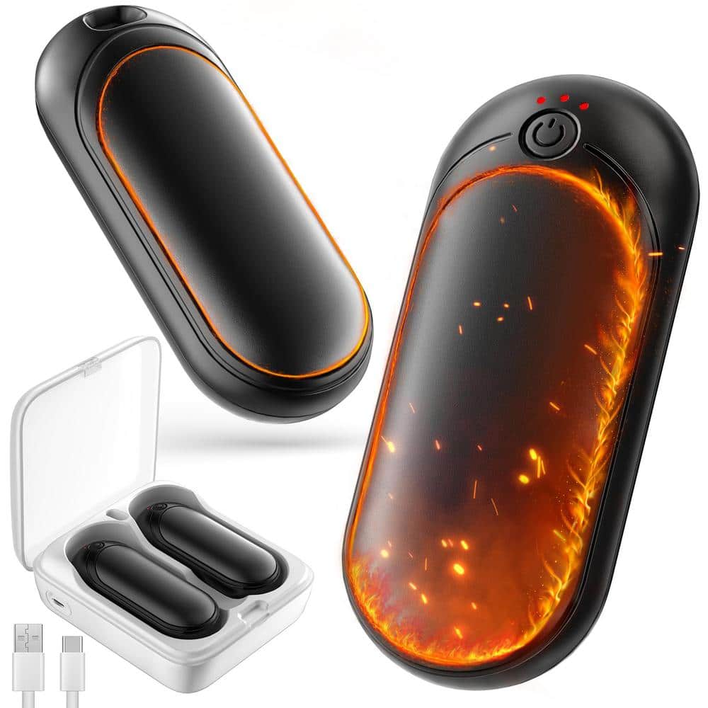 14000 mAh Portable Hand Warmers Rechargeable with AI Charging Case-2 Pack, 