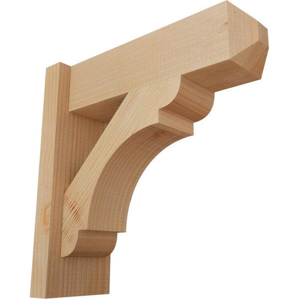 Ekena Millwork 6 in. x 16 in. x 16 in. Douglas Fir Olympic Craftsman Smooth Outlooker