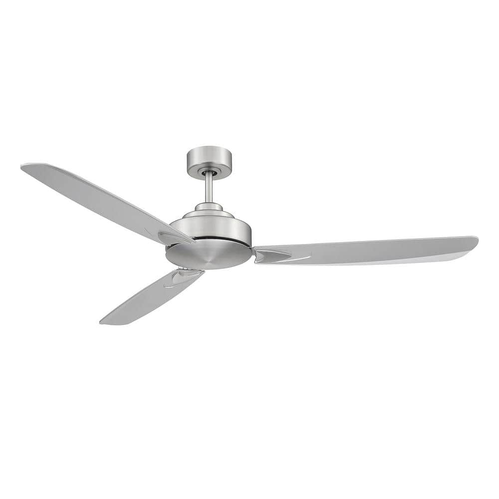 58 in. Brushed Nickel Indoor/Outdoor Ceiling Fan with Remote Control price history on PriceWatchPro