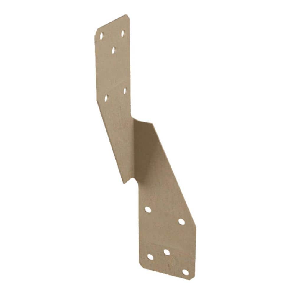 1-1/2 in. x 1-1/2 in. x 6-1/2 in. Gold Coat Hurricane Tie