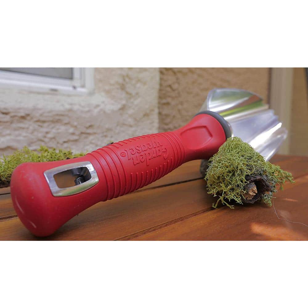 12.75 in Red Comfort Grip Bi-Metal Garden Scoop Trowel