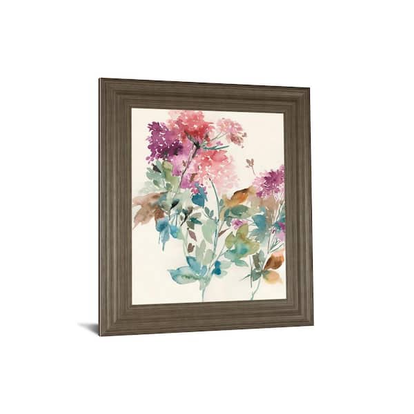 Classy Art "Sweet Hydrangea I" By Asia Jensen Framed Print Wall Art 26 in. x 22 in.