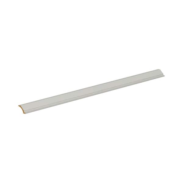 Milton 4.98 in. W x  96 in. H Valance Edge Moulding in Light Gray