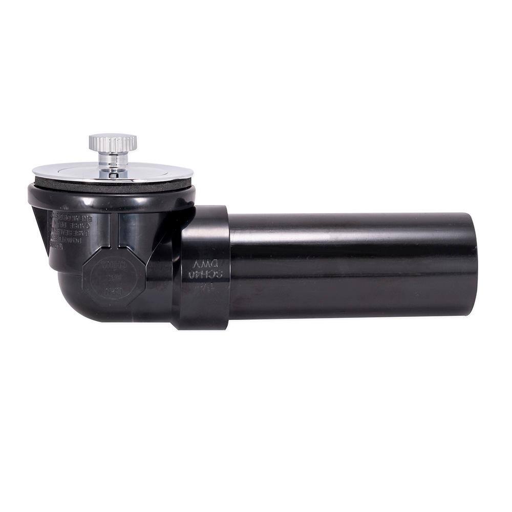 Chrome Lift and Lock Bath Waste Drain with ABS Pipe