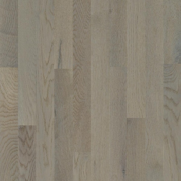 Bruce Plano Low Gloss Shale Oak 3/4 in. T x 2-1/4 in. W Smooth Solid Oak Hardwood Flooring (20 sq.ft./ctn)