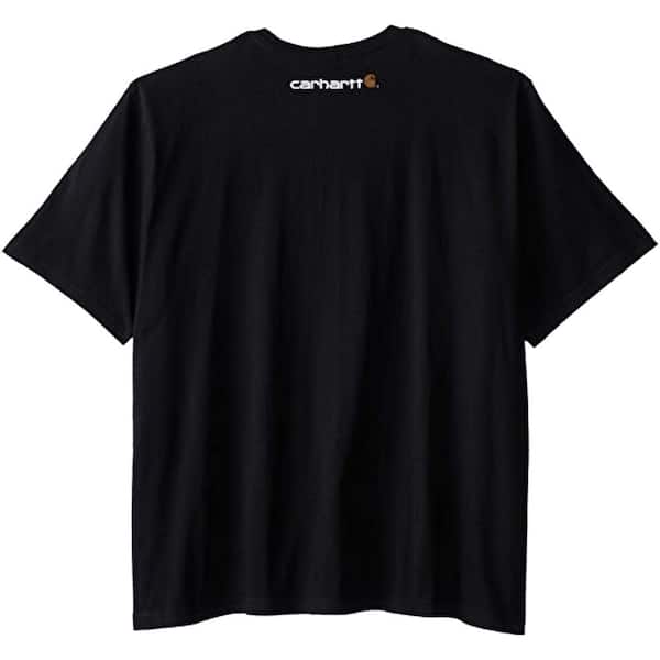 Carhartt Men's Regular Medium Black Cotton Short-Sleeve T