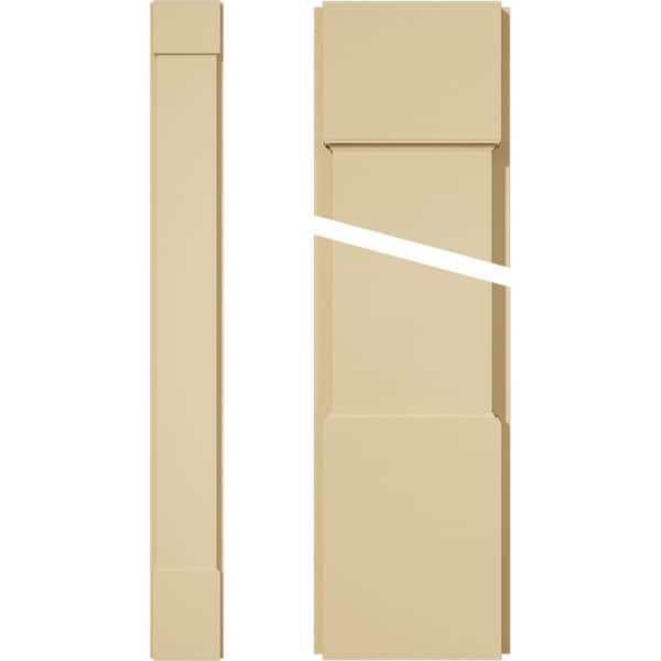 Ekena Millwork 2 in. D x 8 in. W x 72 in. L Primed Polyurethane Pilaster 1- Pack