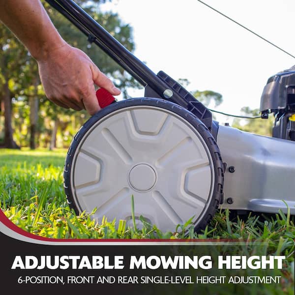 Murray - 21 in. 140 cc Briggs and Stratton Walk Behind Gas Push Lawn Mower with Height Adjustment and Prime 'N Pull Start