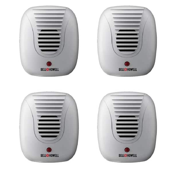 Bell Howell Classic Ultrasonic Electronic Indoor Pest Repeller 4 Pack 50167 The Home Depot