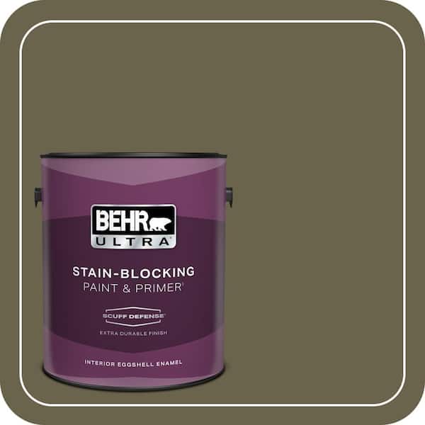 BEHR ULTRA 1 gal. Home Decorators Collection #HDC-FL14-8 Deer Trail Extra Durable Eggshell Enamel Interior Paint & Primer