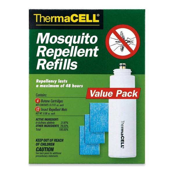 Thermacell Mosquito Repellent Refills (4-Pack) 48 Hours Coverage and Deet Free