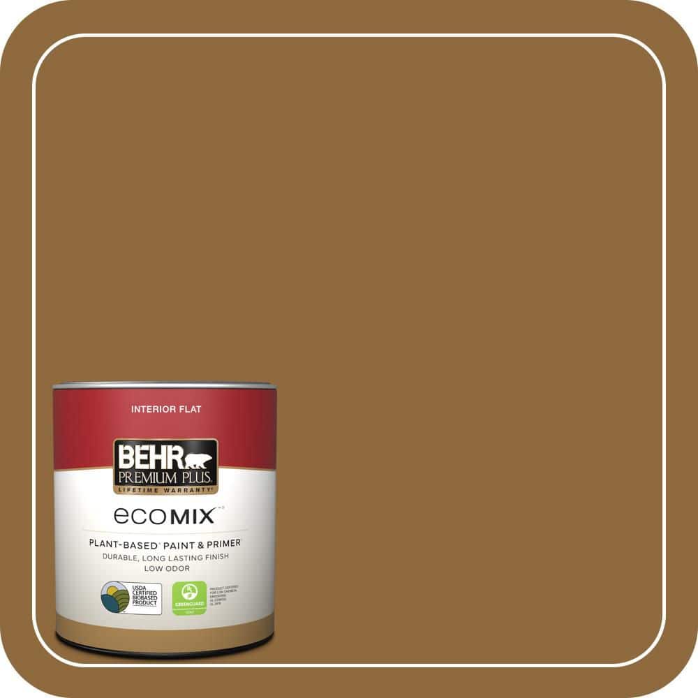 1 qt. #300D-7 Spanish Leather Flat EcoMix Plant-Based Interior Paint & Primer price history on PriceWatchPro