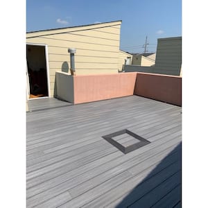 UltraShield Naturale Cortes Series 1 in. x 6 in. x 16 ft. Westminster Gray Solid Composite Decking Board (49-Pack)
