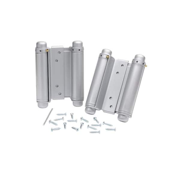 5 in. Double Acting Spring Hinge in Galvan Neal (Set of 2) 5 in. Double Acting Spring Hinge in Galvan Neal (Set of 2)