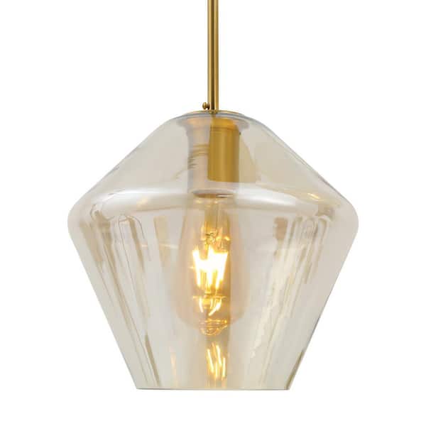 かなでもの　Gold × Glass　Ceiling Light 3 KSANA Gold Modern Semi Flush Mount Ceiling Light Fixture