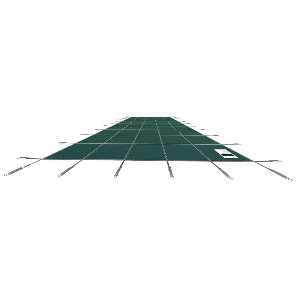 16 x 40 ft. Rectangle Inground Pool Safety Cover Mesh Winter Cover with Drainage Holes, Green price history on PriceWatchPro