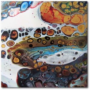More Precious Than Gold Gallery-Wrapped Canvas Abstract Wall Art 30 in. x 30 in.