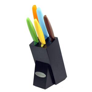 6-Piece Non-Stick Knife Set with Block