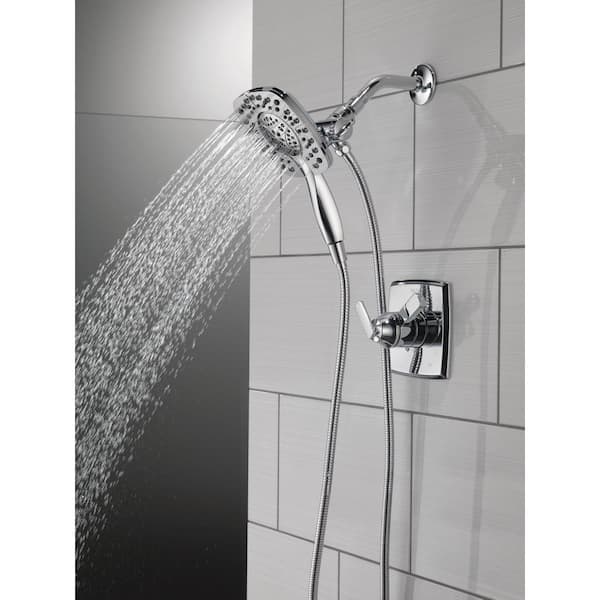 Ashlyn In2ition 1-Handle Wall Mount Shower Faucet Trim Kit in Chrome (Valve Not Included)
