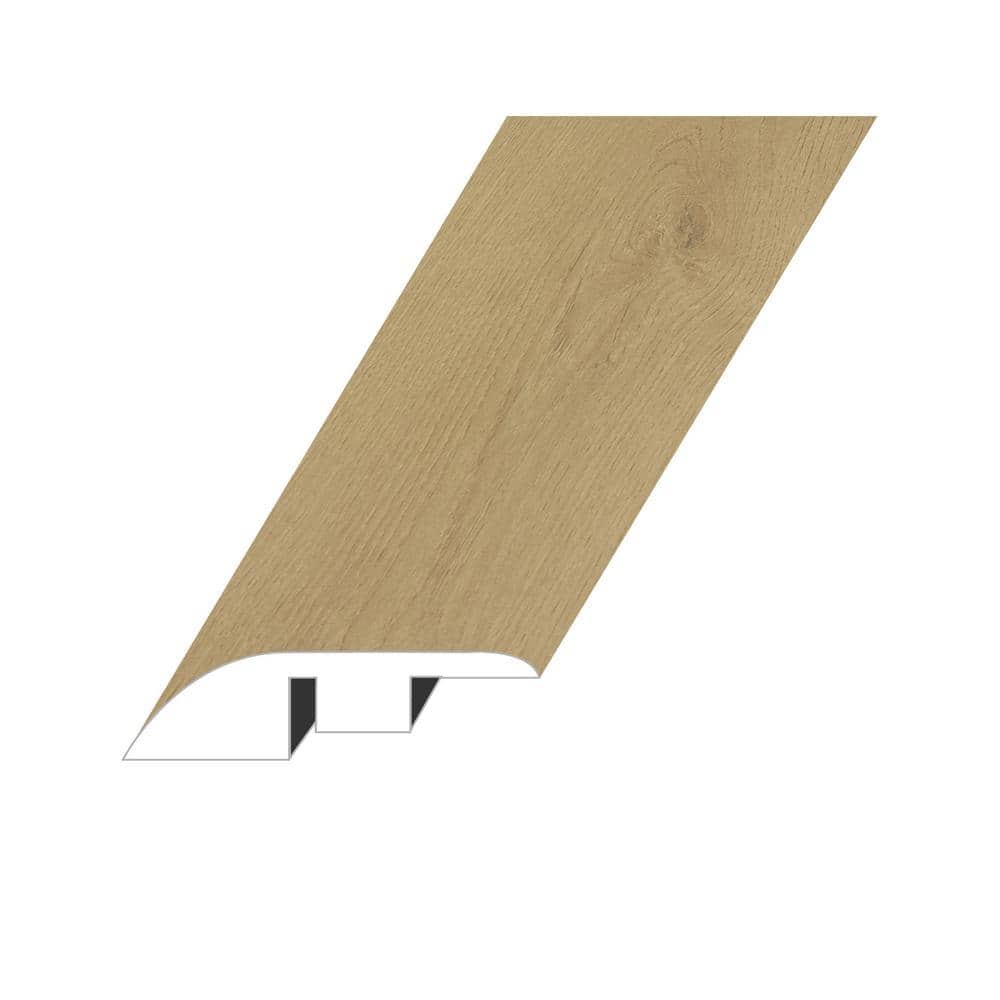 Austrian Taupe 0.6 in. Thick x 1.8 in. W x 94.5 in. L Embossed Wood Look Waterproof Laminate Reducer Molding price history on PriceWatchPro