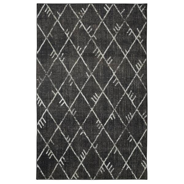 Mohawk Home Highland Grey 5 ft. x 8 ft. Tribal Area Rug
