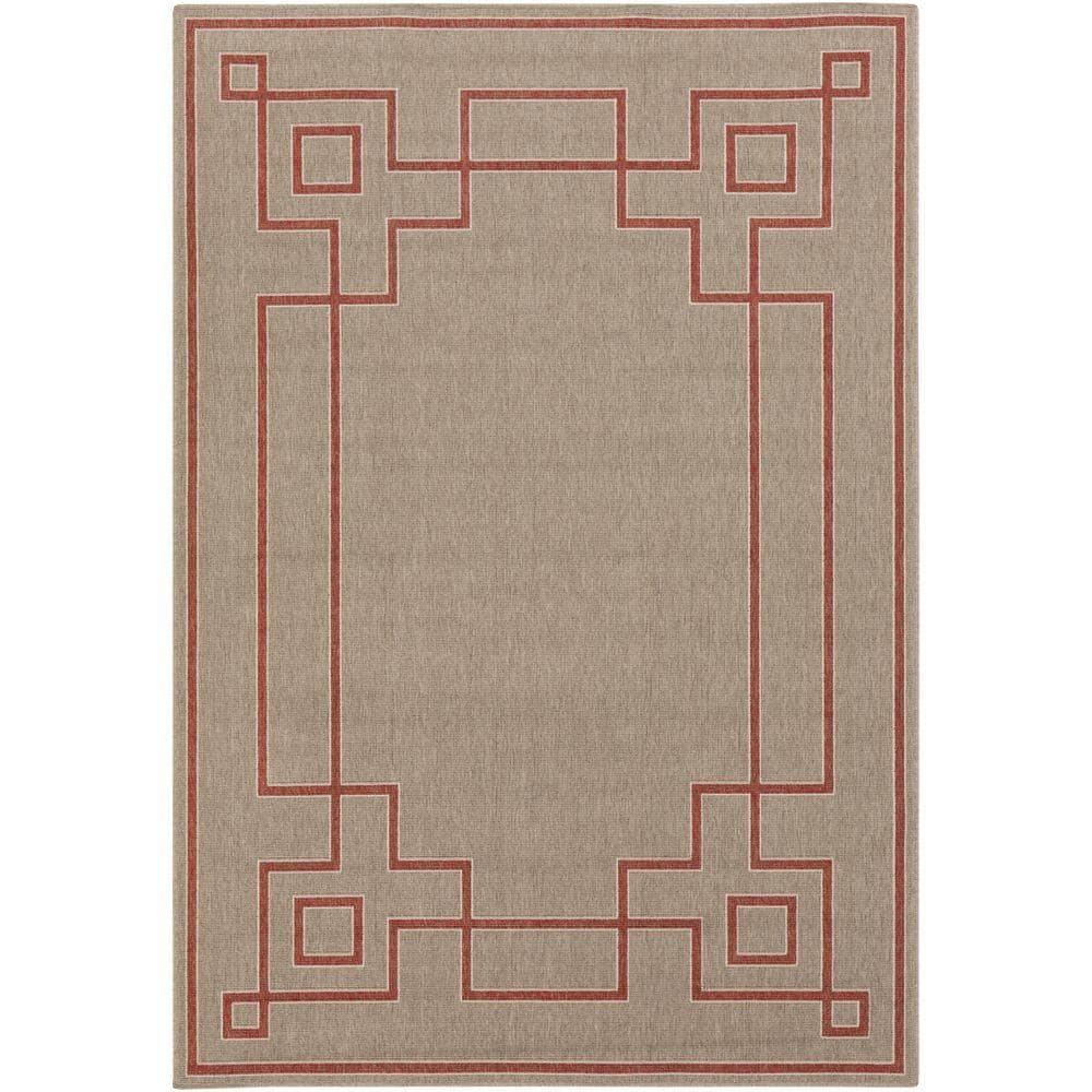 Blanche Taupe 6 ft. x 9 ft. Indoor/Outdoor Patio Area Rug price history on PriceWatchPro