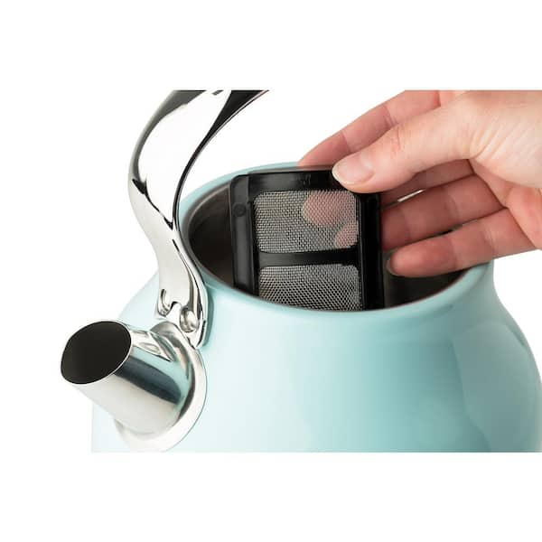  Haden Dorset Stainless Steel Electric Kettle - 1.7L (7 Cup) Tea  Kettle with Auto Shut-Off and Boil-Dry Protection - Red: Home & Kitchen