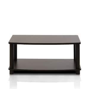 Turn-N-Tube 24 in. Espresso Particle Board TV Stand Fits TVs Up to 24 in. with Open Storage
