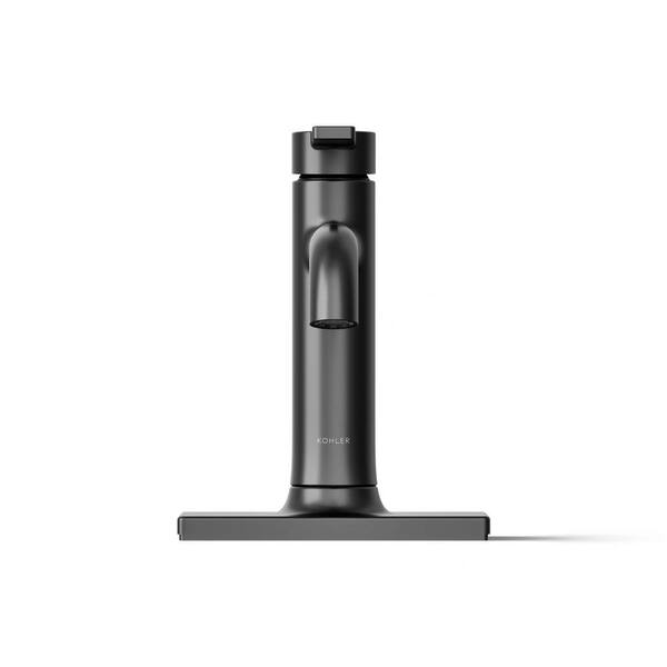 KOHLER Venza Single-Handle Single-Hole Bathroom Faucet in Matte Black