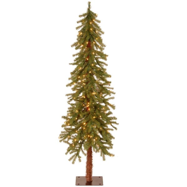 Photo 1 of ***FACTORY SEALED*** National Tree Co. Hickory Cedar 5 Foot Pre-Lit Cedar Christmas Tree