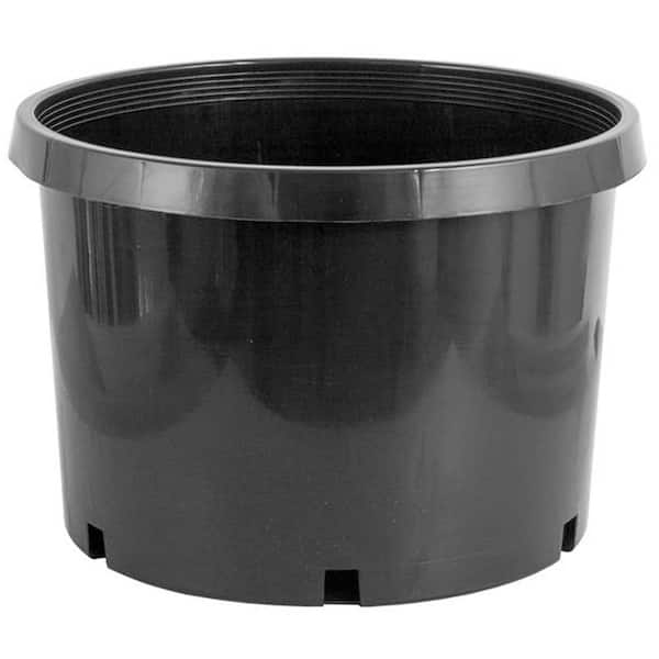Unbranded 10 Gal. Premium Nursery Black Plastic Planter Garden Grow Pots (5-Pack)