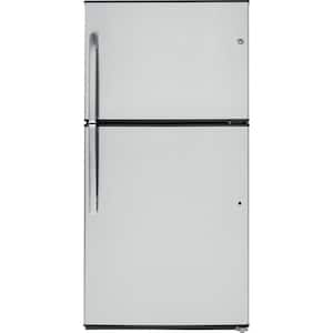 21.1 cu. ft. Standard Top Freezer Refrigerator in Stainless Steel, ENERGY STAR