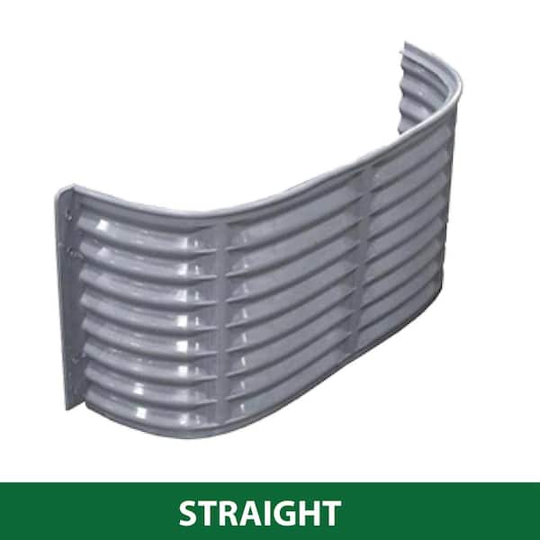 SHAPE PRODUCTS 37 in. W x 12 in. D x 18 in. H Straight Plastic Area Window Well
