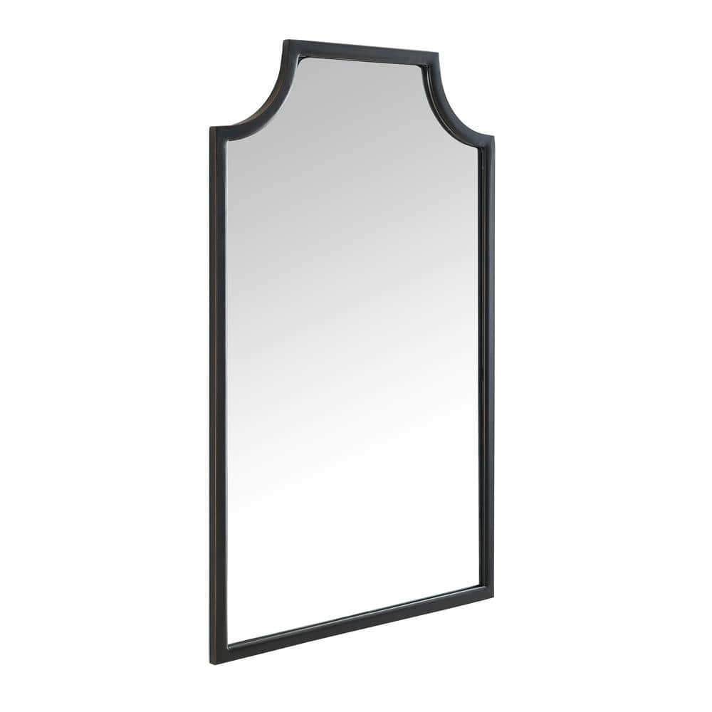 Pagoda-Styled Oil Rubbed Bronze Wall Mirror 42.5"