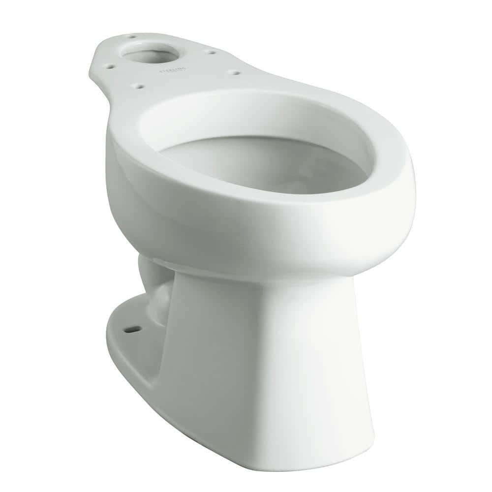 STERLING Windham Elongated Toilet Bowl Only in White -  404210-0