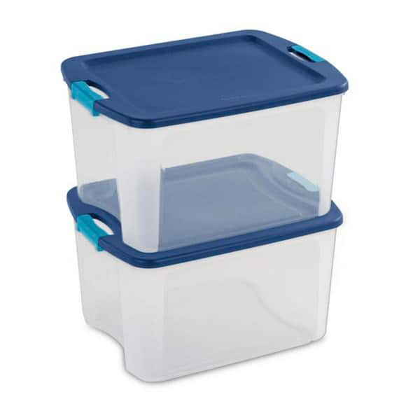 Sterilite 18 Gal. Latch and Carry Storage Bin 14463V06 - The Home Depot