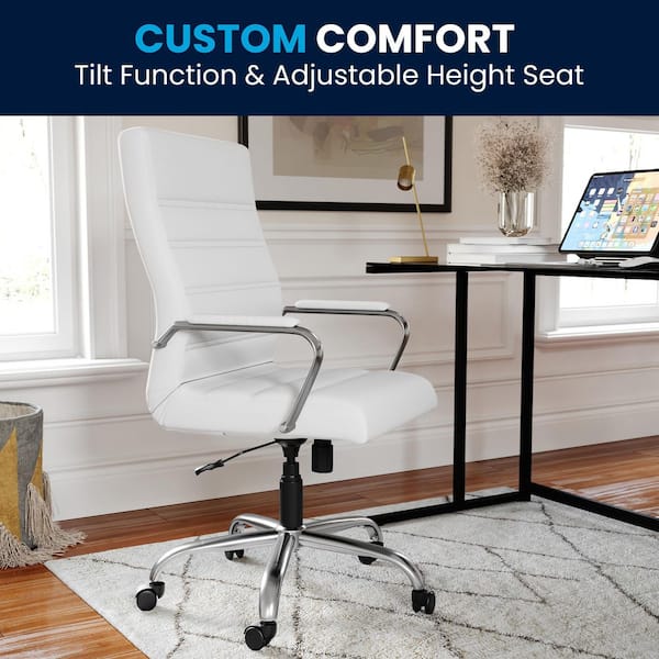 Flash Furniture Whitney High Back Faux Leather Swivel Ergonomic