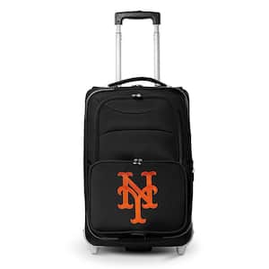 MLB New York Mets 21 in. Black Carry-On Rolling Softside Suitcase