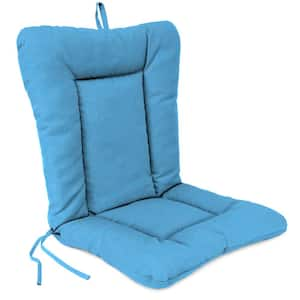 21 in. L x 38 in. W x 3.5 in. T Outdoor Wrought Iron Chair Cushion in Celosia Ice