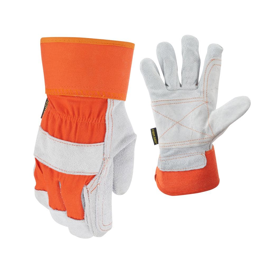 FIRM GRIP Medium Pro Builder Work Gloves 63866-06 - The Home Depot