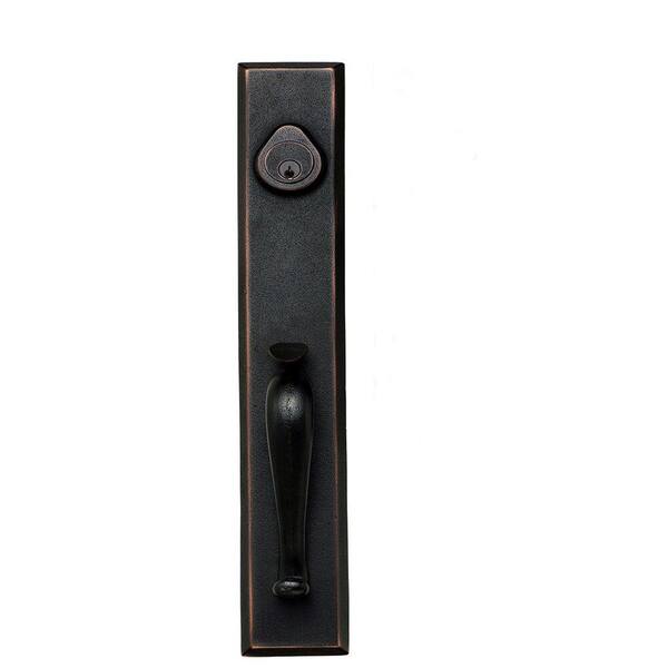 DELANEY HARDWARE Sandcast Cordoba Aged Bronze Single Cylinder Deadbolt