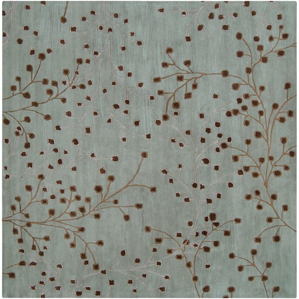 Artistic Weavers Bari Aqua 6 ft. x 6 ft. Square Area Rug