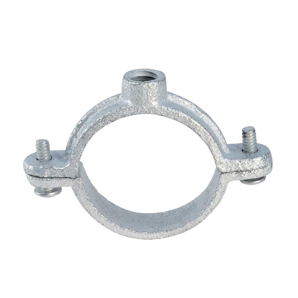 The Plumber's Choice 1 in. 2-Piece Split Ring Pipe Hanger in Galvanized Malleable Iron