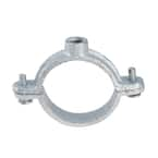 The Plumber's Choice 1/2 in. Threaded Rod Hanger Plate in Uncoated Iron ...