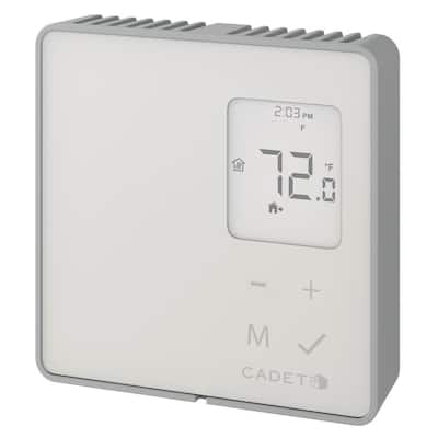 Single-pole 16.7 Amp Line Voltage 120/240-volt TEP Series 5-2 Day Electronic Programmable Thermostat in White