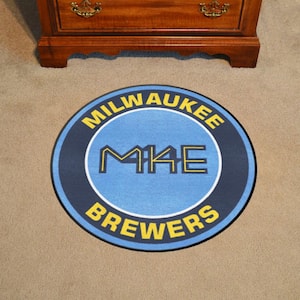 Milwaukee Brewers Roundel Rug - 27in. Diameter