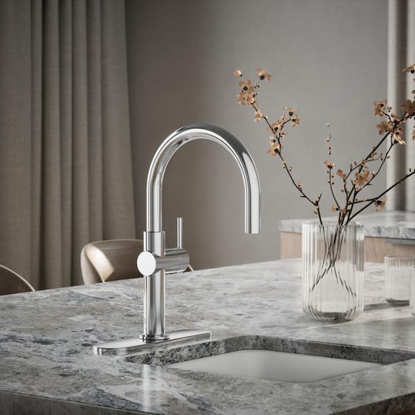 KOHLER Crue Single-Handle Bar Faucet in Polished Chrome K-22975-CP
