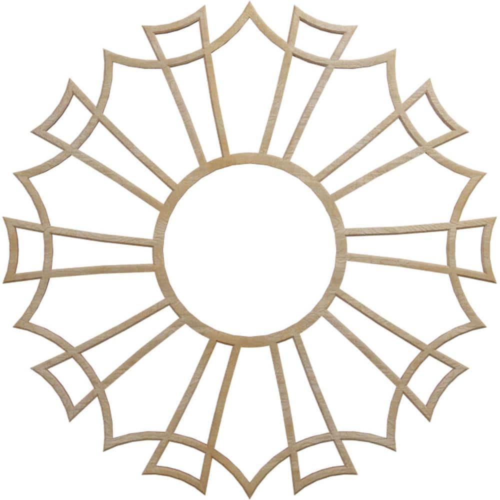 20 in. x 20 in. x 1/4 in. Augustus Wood Fretwork Pierced Ceiling Medallion, Birch price history on PriceWatchPro