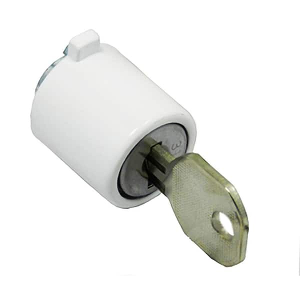 Barton Kramer White Screen Door Key Lock