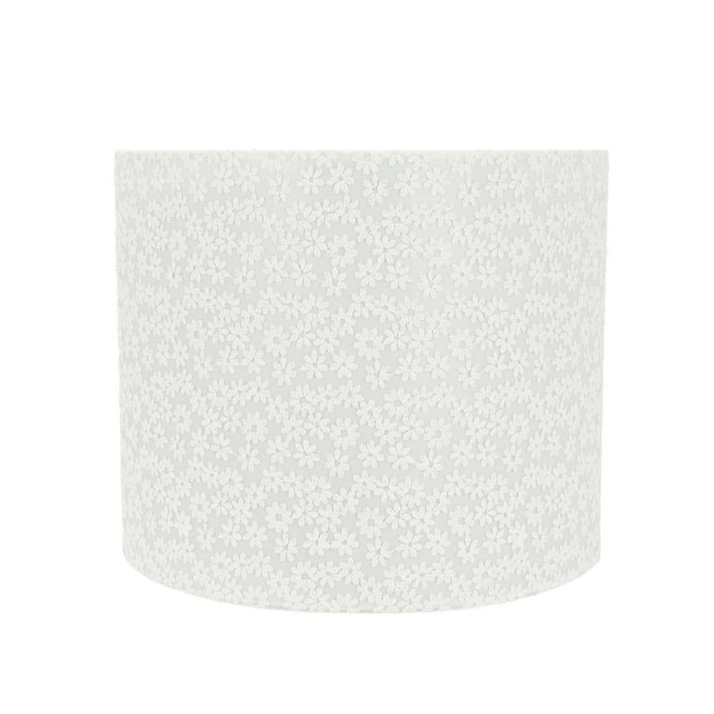Aspen Creative Corporation 12 in. x 10 in. White with Floral Design ...